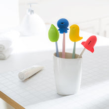 Load image into Gallery viewer, 4 PCS Portable Cute Cartoon Traveling Toothbrush Head Cover Toothbrush Set Box Protection Shell - Mega Discount Store Ghana