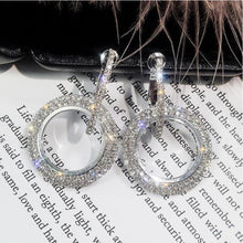 Load image into Gallery viewer, Rhinestone Crystal Earrings Round Earrings for Woman - Mega Discount Store Ghana