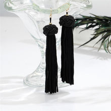 Load image into Gallery viewer, Tassel Earrings Long Dangles Ear Broncos Silk Fringed Jewellery for Women - Mega Discount Store Ghana