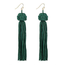 Load image into Gallery viewer, Tassel Earrings Long Dangles Ear Broncos Silk Fringed Jewellery for Women - Mega Discount Store Ghana