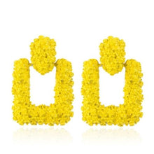 Load image into Gallery viewer, Vintage Earrings Geometric Statement Texture Metal Hanging Drop Earring - Mega Discount Store Ghana