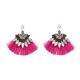 Load image into Gallery viewer, Women Earrings Accessories Fan Shaped Handmade Tassels Fringed Earrings Ethnic Jewelry - Mega Discount Store Ghana