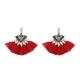 Load image into Gallery viewer, Women Earrings Accessories Fan Shaped Handmade Tassels Fringed Earrings Ethnic Jewelry - Mega Discount Store Ghana