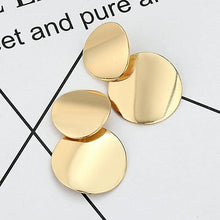 Load image into Gallery viewer, Fashion Metal Earrings For Women Gold And Silver Jewelry Simple Vintage Drop Dangle - Mega Discount Store Ghana
