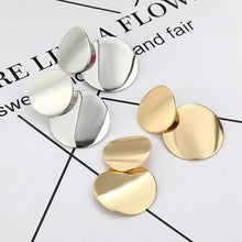 Load image into Gallery viewer, Fashion Metal Earrings For Women Gold And Silver Jewelry Simple Vintage Drop Dangle - Mega Discount Store Ghana