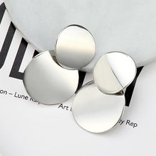Load image into Gallery viewer, Fashion Metal Earrings For Women Gold And Silver Jewelry Simple Vintage Drop Dangle - Mega Discount Store Ghana