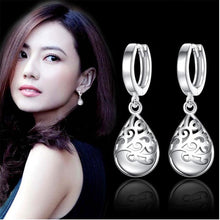 Load image into Gallery viewer, 925 Sterling Silver Moonlight Opal Tears Totem Drop Earrings - Mega Discount Store Ghana