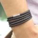 Load image into Gallery viewer, Couple Leather Bracelet Charm Vintage Black Bracelet - Mega Discount Store Ghana