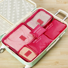 Load image into Gallery viewer, 6 PCS/Set Travel Bag ClothesLuggage Organizer High Capacity Mesh Packing Cubes - Mega Discount Store Ghana
