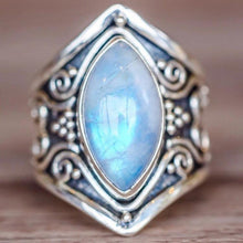 Load image into Gallery viewer, Vintage Silver Big Stone Ring for Women Fashion Bohemian Boho Jewelry - Mega Discount Store Ghana