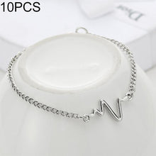 Load image into Gallery viewer, Simple Personality Bileklik Ecg Figure Lightning Bracelet Couple Heartbeat Frequency Bracelet - Mega Discount Store Ghana