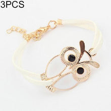 Load image into Gallery viewer, Owl Decorated Artificial Leather Retro Bracelet - Mega Discount Store Ghana