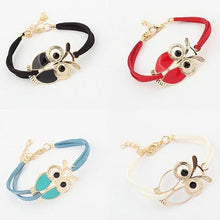 Load image into Gallery viewer, Owl Decorated Artificial Leather Retro Bracelet - Mega Discount Store Ghana