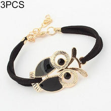 Load image into Gallery viewer, Owl Decorated Artificial Leather Retro Bracelet - Mega Discount Store Ghana