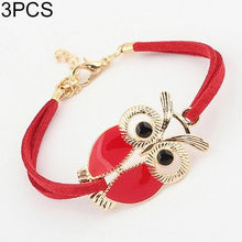Load image into Gallery viewer, Owl Decorated Artificial Leather Retro Bracelet - Mega Discount Store Ghana