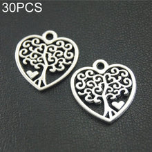 Load image into Gallery viewer, 2PCS Antique Sliver Heart Love Tree Charm Jewelry Accessory DIY Handmade Craft 18x19mm - Mega Discount Store Ghana