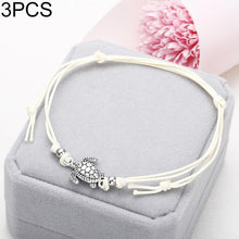 Load image into Gallery viewer, Summer Beach Turtle Shaped Charm Rope String Anklets Women Ankle Bracelet - Mega Discount Store Ghana