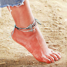 Load image into Gallery viewer, Summer Beach Turtle Shaped Charm Rope String Anklets Women Ankle Bracelet - Mega Discount Store Ghana
