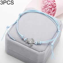 Load image into Gallery viewer, Summer Beach Turtle Shaped Charm Rope String Anklets Women Ankle Bracelet - Mega Discount Store Ghana