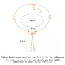 Load image into Gallery viewer, Butterfly Anklets Foot Chain Summer Beach Leg Bracelet Handmade Rose Gold Silver Color Jewelry - Mega Discount Store Ghana