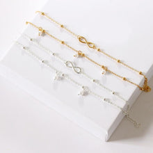 Load image into Gallery viewer, Summer Style Gold/Silver Color Layered Chain Infinity Charm Anklets For Women Ankle Bracelet - Mega Discount Store Ghana