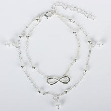 Load image into Gallery viewer, Summer Style Gold/Silver Color Layered Chain Infinity Charm Anklets For Women Ankle Bracelet - Mega Discount Store Ghana