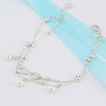 Load image into Gallery viewer, Summer Style Gold/Silver Color Layered Chain Infinity Charm Anklets For Women Ankle Bracelet - Mega Discount Store Ghana