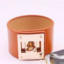 Load image into Gallery viewer, Punk Wide Leather Bracelets Bangles for Women Cuff Bracelet - Mega Discount Store Ghana