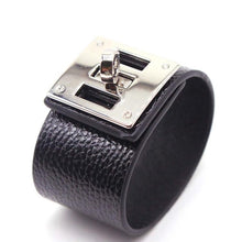 Load image into Gallery viewer, Punk Wide Leather Bracelets Bangles for Women Cuff Bracelet - Mega Discount Store Ghana