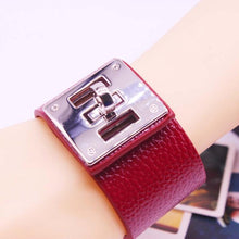 Load image into Gallery viewer, Punk Wide Leather Bracelets Bangles for Women Cuff Bracelet - Mega Discount Store Ghana
