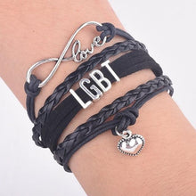 Load image into Gallery viewer, LGBT Words Rainbow Bracelet - Mega Discount Store Ghana