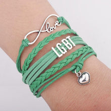 Load image into Gallery viewer, LGBT Words Rainbow Bracelet - Mega Discount Store Ghana