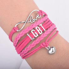 Load image into Gallery viewer, LGBT Words Rainbow Bracelet - Mega Discount Store Ghana