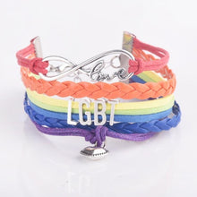 Load image into Gallery viewer, LGBT Words Rainbow Bracelet - Mega Discount Store Ghana