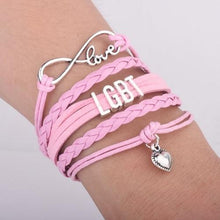 Load image into Gallery viewer, LGBT Words Rainbow Bracelet - Mega Discount Store Ghana