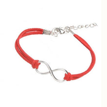 Load image into Gallery viewer, Silver Plated Bracelets Leather Infinity Luck 8 Bracelets Women Charm Bangle Jewelry - Mega Discount Store Ghana
