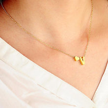 Load image into Gallery viewer, Fashion Tiny Dainty Heart Initial Necklace Personalized Letter Necklace Name Jewelry accessories - Mega Discount Store Ghana