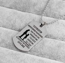 Load image into Gallery viewer, Stainless Steel Pendant Engrave Name Love Daughter ID Tag Necklaces Logo Jewelry(dad to daughter) - Mega Discount Store Ghana