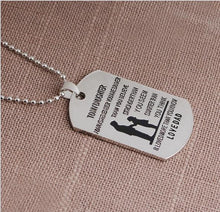 Load image into Gallery viewer, Stainless Steel Pendant Engrave Name Love Daughter ID Tag Necklaces Logo Jewelry(dad to daughter) - Mega Discount Store Ghana