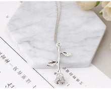 Load image into Gallery viewer, Rose Pendant Necklace Cute Flower Plant Clavicular Chain Jewelry Necklace - Mega Discount Store Ghana