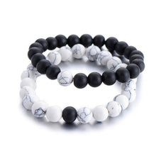 Load image into Gallery viewer, 2PCS/Set Couples Distance Bracelet Classic Natural Stone Beaded Bracelets - Mega Discount Store Ghana