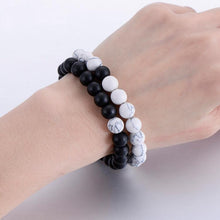 Load image into Gallery viewer, 2PCS/Set Couples Distance Bracelet Classic Natural Stone Beaded Bracelets - Mega Discount Store Ghana