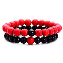 Load image into Gallery viewer, 2PCS/Set Couples Distance Bracelet Classic Natural Stone Beaded Bracelets - Mega Discount Store Ghana