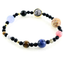 Load image into Gallery viewer, 9 Planets Sun System Bracelets Universe Women Natural Stones Beaded Stretch Strand Bracelets - Mega Discount Store Ghana