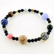 Load image into Gallery viewer, 9 Planets Sun System Bracelets Universe Women Natural Stones Beaded Stretch Strand Bracelets - Mega Discount Store Ghana