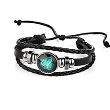 Load image into Gallery viewer, Constellations Couple Retro Weave Bracelets Leather Beads Bangle Bracelet - Mega Discount Store Ghana