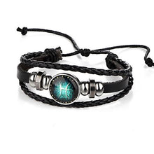 Load image into Gallery viewer, Constellations Couple Retro Weave Bracelets Leather Beads Bangle Bracelet - Mega Discount Store Ghana