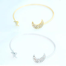 Load image into Gallery viewer, 4 PCS/Set Punk Retro Charm Simple Moon Star Heart Crystal Elasticity Bracelet - Mega Discount Store Ghana