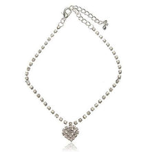 Load image into Gallery viewer, Heart Shape Rhinestone Anklet Bracelet Beach Foot Jewelry Anklet Chain - Mega Discount Store Ghana