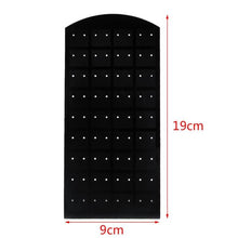 Load image into Gallery viewer, 72 Holes Earrings Jewelry Show Plastic Display Stand Holder(Black) - Mega Discount Store Ghana